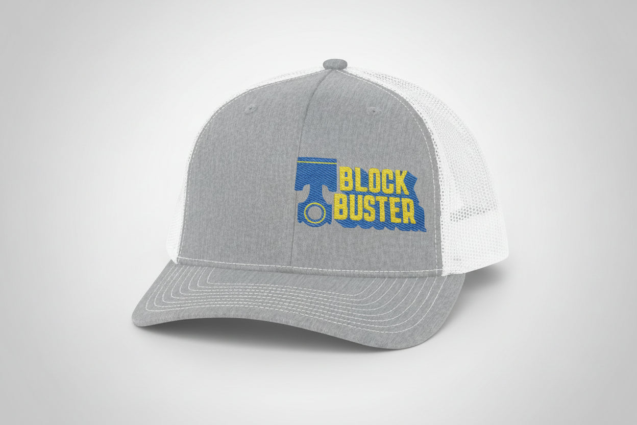 Retro Blockbuster Snapback Trucker Cap, Vintage Hat for Movie Lovers, Adjustable Cap, Fun Gift for Film Buffs, Unique Embroidered Gear