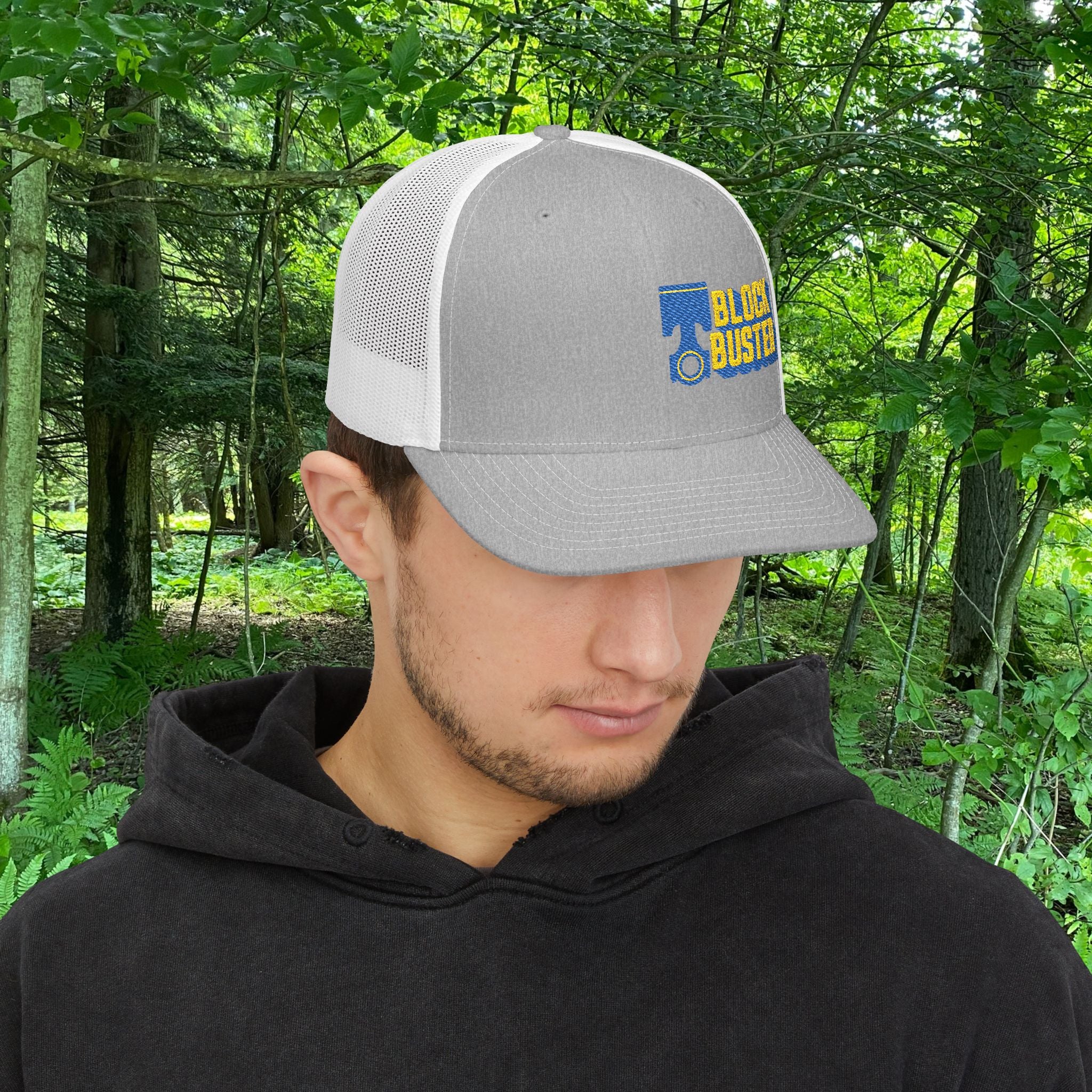 Retro Blockbuster Snapback Trucker Cap, Vintage Hat for Movie Lovers, Adjustable Cap, Fun Gift for Film Buffs, Unique Embroidered Gear