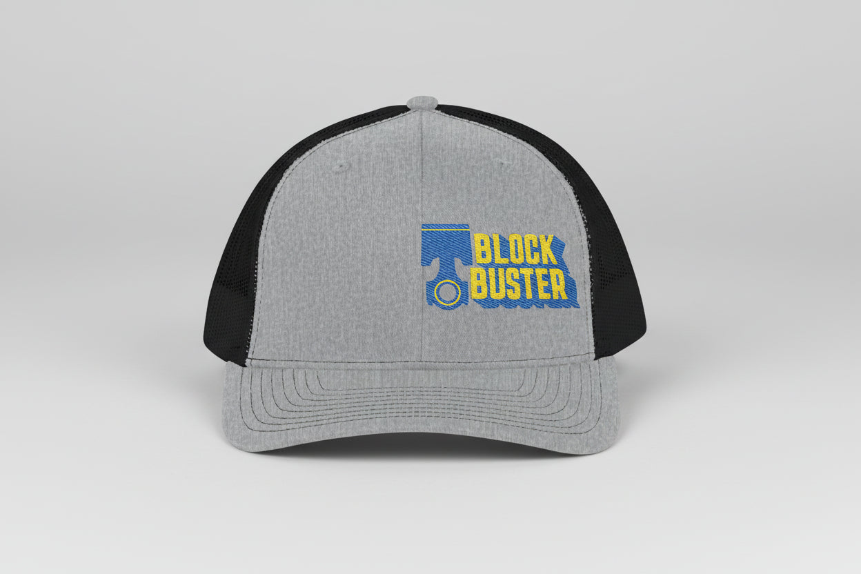 Retro Blockbuster Snapback Trucker Cap, Vintage Hat for Movie Lovers, Adjustable Cap, Fun Gift for Film Buffs, Unique Embroidered Gear