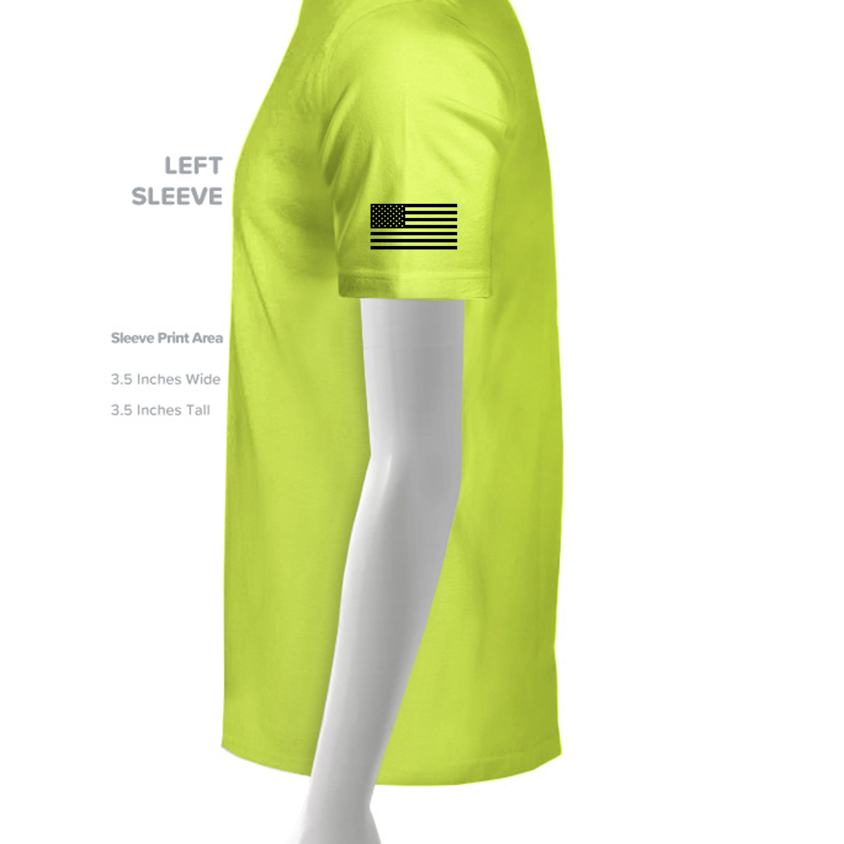 BRIGHT YELLOW - SS600 - SLEEVE_LEFT