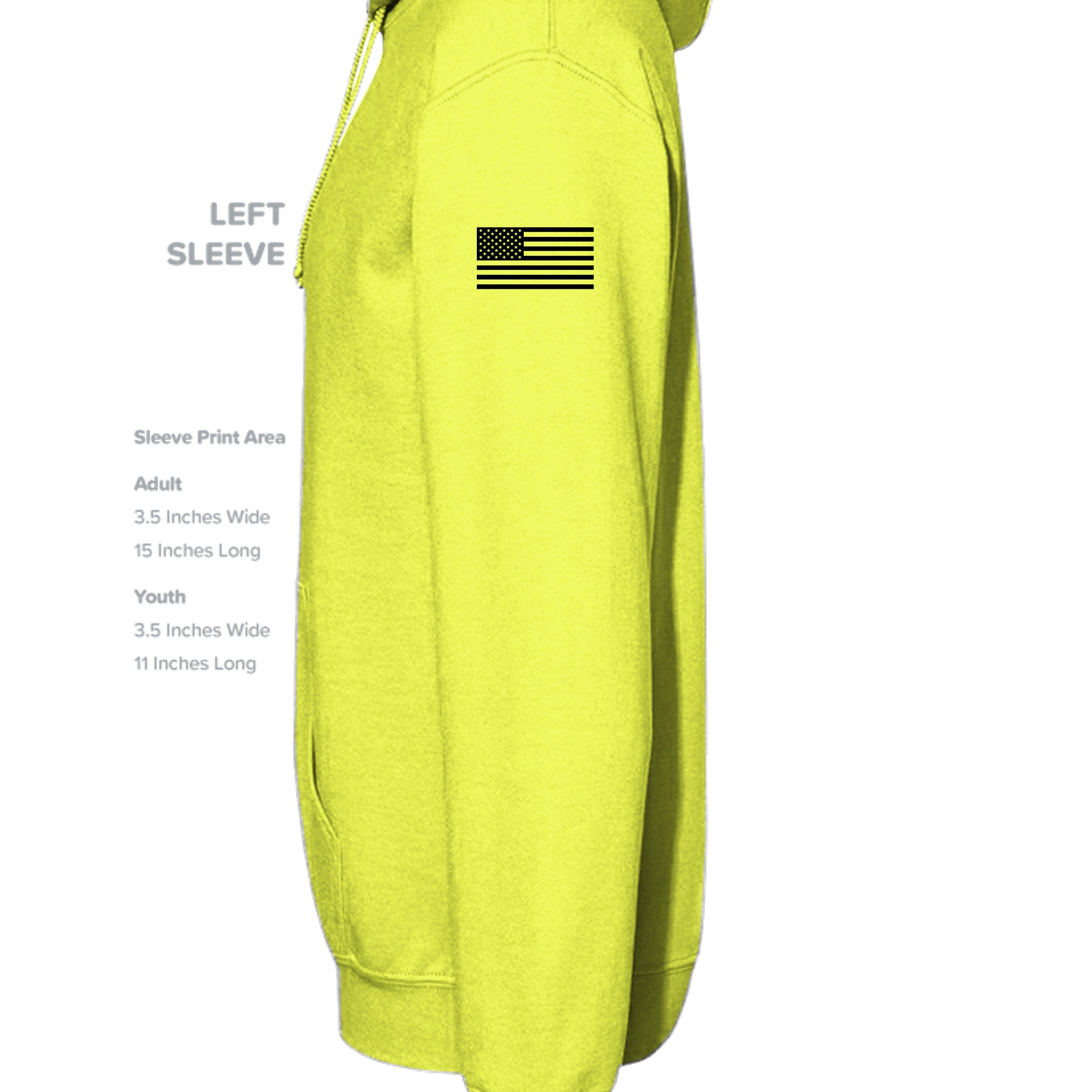 SAFETY GREEN - G125 - SLEEVE_LEFT