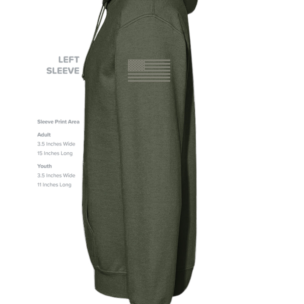MILITARY GREEN - SF500 - SLEEVE_LEFT